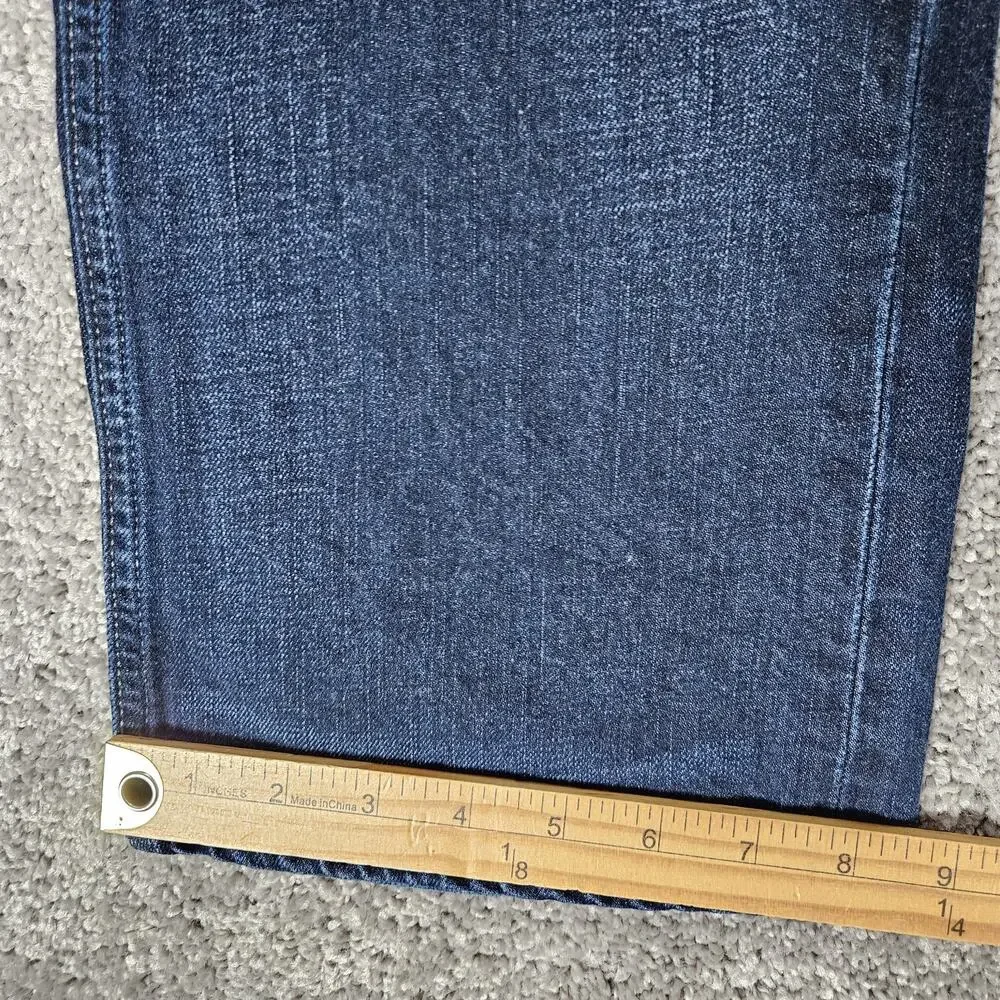 Banana Republic Jeans Men's 35X32 Blue Vintage Straight Honeycomb Minimalist